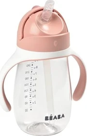 Beaba 2in1 Trinklernbecher, 8+M, 300ml, old pink