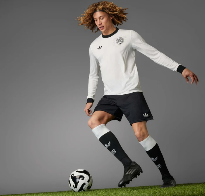adidas Deutschland Anniversary Trikot langarm cloud white/black (Herren)