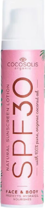 Cocosolis Natural Sunscreen Lotion LSF30, 100ml