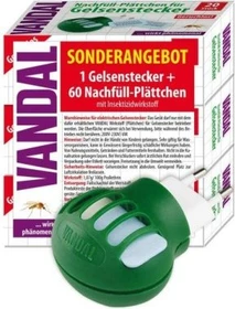 Vandal Mücken- und Gelsenstecker inkl. 60 Plättchen Insektenschutzgerät