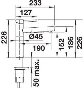 Blanco ALTA-S II HD anthrazit
