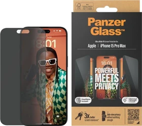 PanzerGlass Ultra-Wide Fit Privacy with EasyAligner für Apple iPhone 15 Pro Max