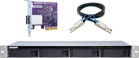 QNAP Rack Expansion Unit TL-R400S, 1x Mini SAS, 1HE