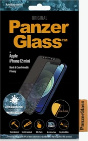 PanzerGlass Edge-to-Edge Case Friendly & Privacy für Apple iPhone 12 Mini schwarz