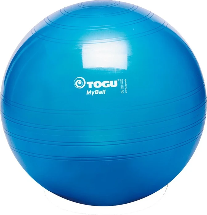 Togu MyBall 65cm Gymnastikball blau transparent (409650)