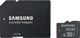 Samsung PRO R70/W20 8GB Kit, UHS-I, Class 10
