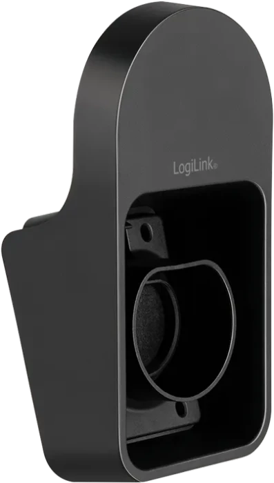 LogiLink Wandhalterung mit Kabelablage für Auto-Ladekabel
