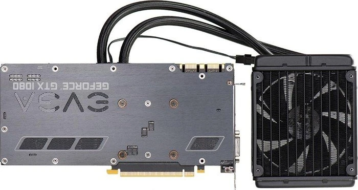 EVGA GeForce GTX 1080 FTW Hybrid Gaming, 8GB GDDR5X, DVI, HDMI, 3x DP