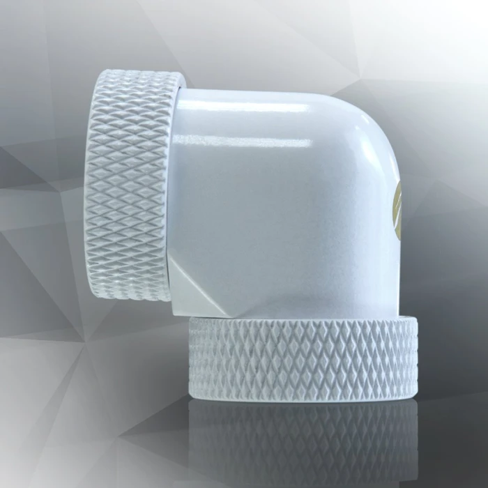 Raijintek Pelias D140906 L-Verbinder 90° 14mm, weiß, 6er-Pack