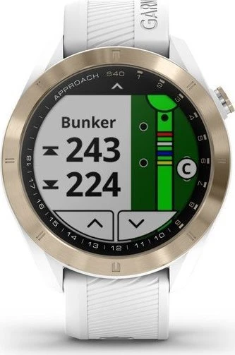 Garmin Approach S40 GPS-Golfuhr light gold/white