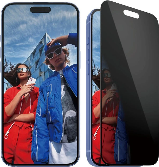 PanzerGlass Privacy Screen Protector Ultra-Wide Fit für Apple iPhone 16 Plus