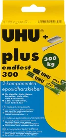 UHU Plus Endfest 2-Komponenten Epoxidharzkleber, 163g