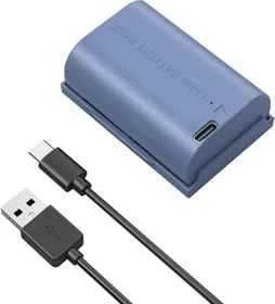 SmallRig LP-E6P USB-C aufladbare Kamerabatterie blau