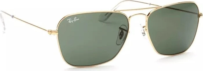 Ray-Ban RB3136 Caravan 55mm gold/grün