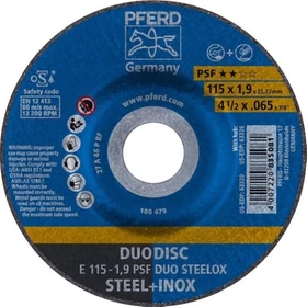 Pferd E 115-1.9 PSF DUO STEELOX Trennscheibe, 115x1.9x22.23mm, 10 Stück