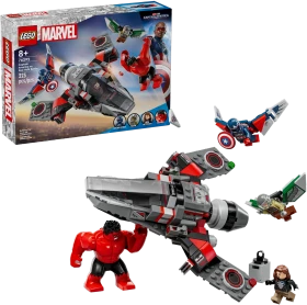 LEGO Marvel Super Heroes Spielset - Showdown zwischen Captain America und Red Hulk