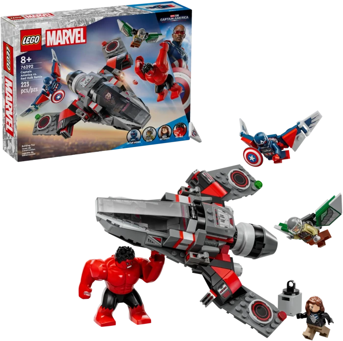 LEGO Marvel Super Heroes Spielset - Showdown zwischen Captain America und Red Hulk