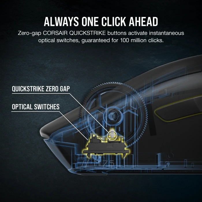 Corsair M75 WIRELESS Lightweight RGB Gaming Mouse, schwarz, USB/Bluetooth