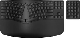 HP 960 Ergonomic Wireless Keyboard, schwarz, USB/Bluetooth, BE/FR (7E755AA#AC0)