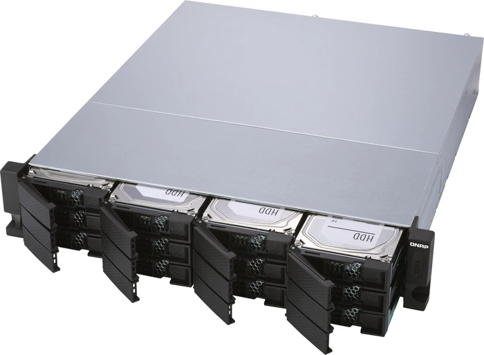 QNAP Rack Expansion Unit TL-R1200S-RP, 3x Mini SAS, 2HE