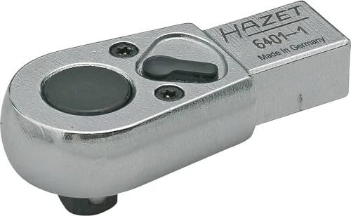 Hazet 6402-1 Einsteck-Ratsche Steckschlüssel-Adapter 9x12mm, 3/8"
