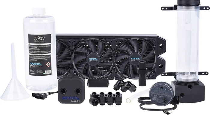 Alphacool Eissturm Hurricane Copper 45 3x120mm Komplettset