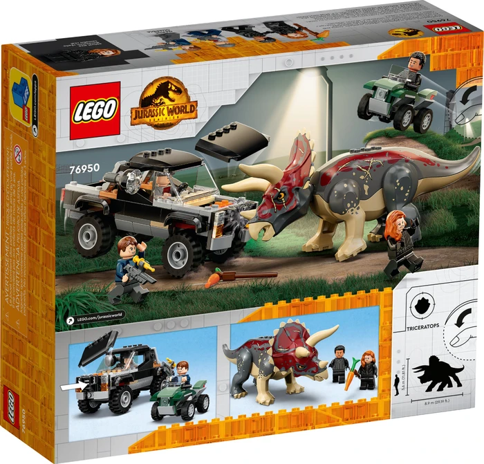 LEGO Jurassic World - Triceratops-Angriff