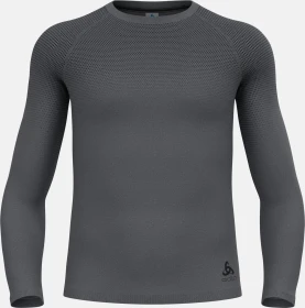 Odlo Performance Light Baselayer Funktionsshirt langarm grey melange (Herren)