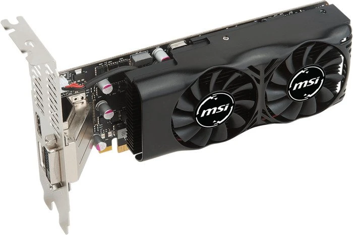 MSI GeForce GTX 1050 2GT LP, 2GB GDDR5, DVI, HDMI, DP