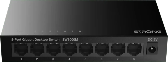 Strong Desktop Gigabit Switch, 8x RJ-45