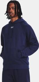 Under Armour Rival Fleece Hoodie midnight navy/white (Herren)