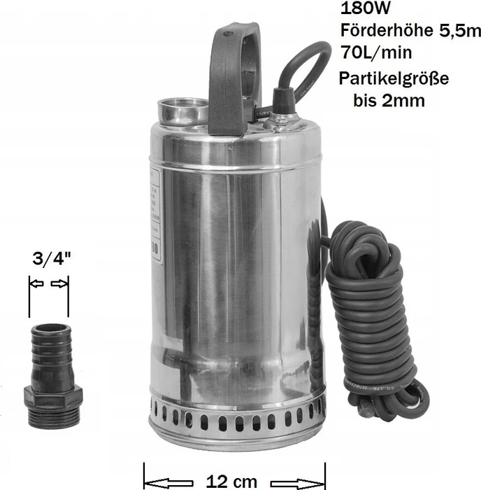 Dambat IBO SWQ 180 Elektro-Tauchpumpe