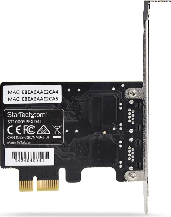 StarTech LAN-Adapter, 2x RJ-45, PCIe 2.0 x1