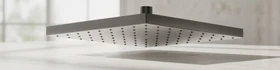 Keuco Kopfbrause 250mm schwarzchrom gebürstet