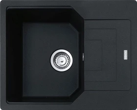 Franke Urban UBG 611-62 Einbau Becken reversibel mit Ablauffernbedienung onyx