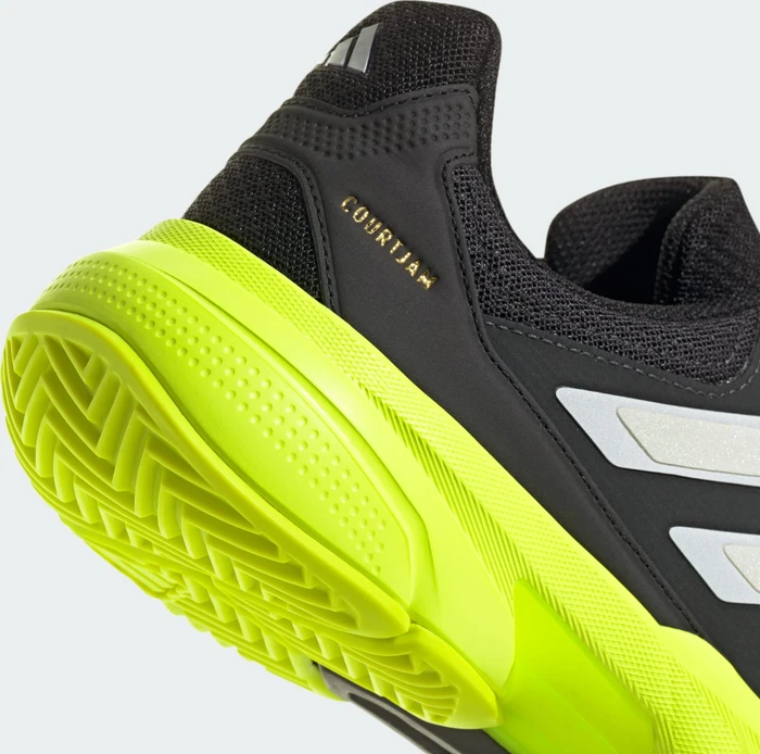 adidas CourtJam Control 3 carbon/zero metalic/lucid lemon
