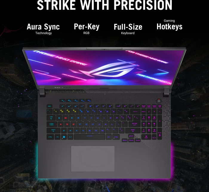 ASUS ROG Strix G17 (2023) G713PV-LL145W, Eclipse Gray, Ryzen 9 7940HX, 32GB RAM, 1TB SSD, GeForce RTX 4060, DE