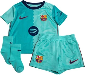 Nike FC Barcelona Stadium 2026/2027 Ausweichausrüstung kurzarm green frost/gym red/loyal blue (Junior)