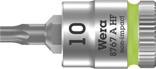 Wera 8767 A HF Zyklop Torx Steckschlüssel 1/4", T10x28mm