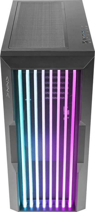 AZZA Guardian Glass Black, schwarz, Glasfenster