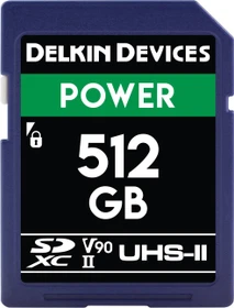 Delkin Power 2000X R300/W250 512GB, UHS-II U3, Class 10
