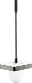 Hansgrohe AXOR Universal Softsquare Toilettenbürstenhalter Wandmontage polished black chrome