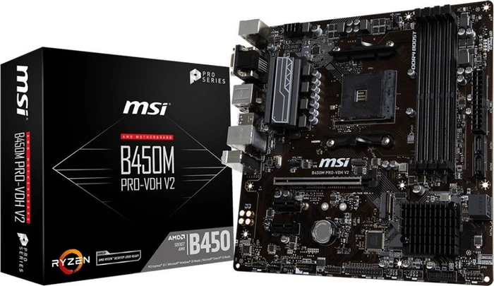 MSI B450M Pro-VDH V2 (AMD AM4)