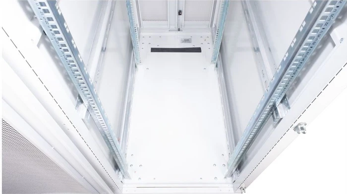 Roline / Secomp Pro Serie 19" Serverschrank 42HE, montiert, Gitternetztür, IP20, RAL 7035, 1200mm tief
