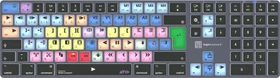 LogicKeyboard Titan Wireless Avid Media Composer "Classic" Mac, Titanium Gray, LEDs weiß, USB/Bluetooth, UK (LKB-MCOM4-TM-UK)