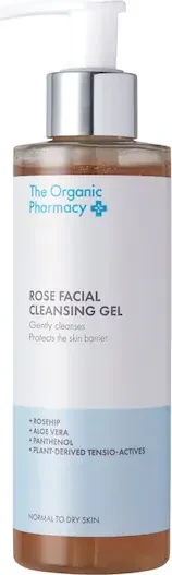 The Organic Pharmacy Rose Facial Cleansing Gel, 200ml