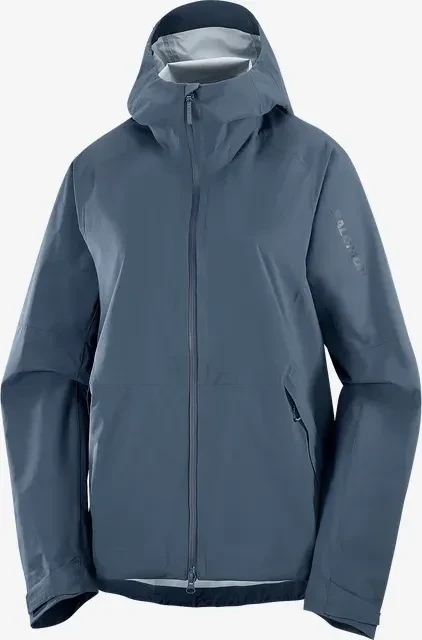 Salomon Outerpath 2.5L Jacke white pepper/rainy day (Damen)