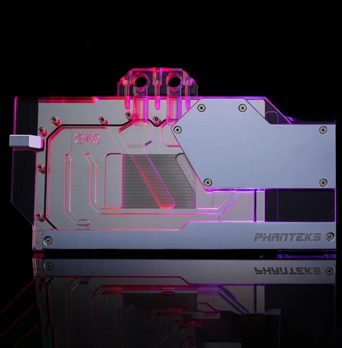 Phanteks Glacier G40 MSI, RTX 4090 Suprim & Gaming chrome, mit Backplate