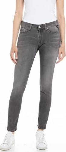 Replay New Luz Skinny Fit Jeans medium grey (Damen)