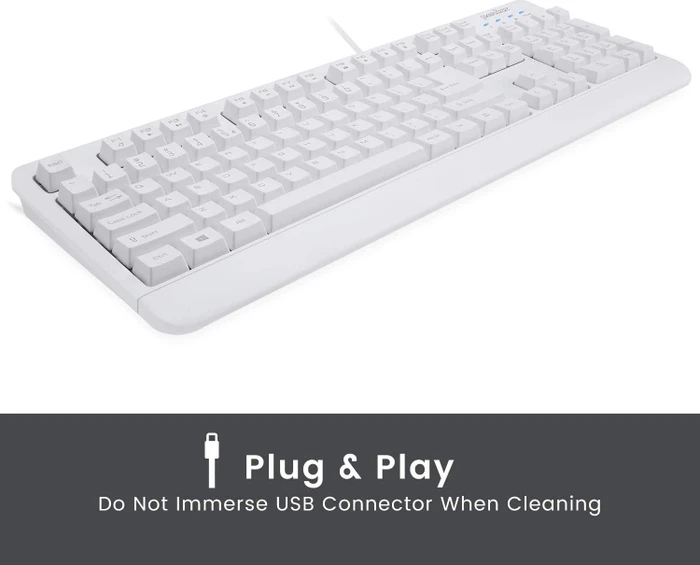 Perixx Periboard-517, weiß, USB, UK